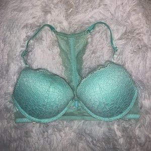 Racer back push up bra